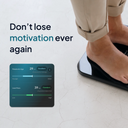 woman standing on hume body pod with metrics example